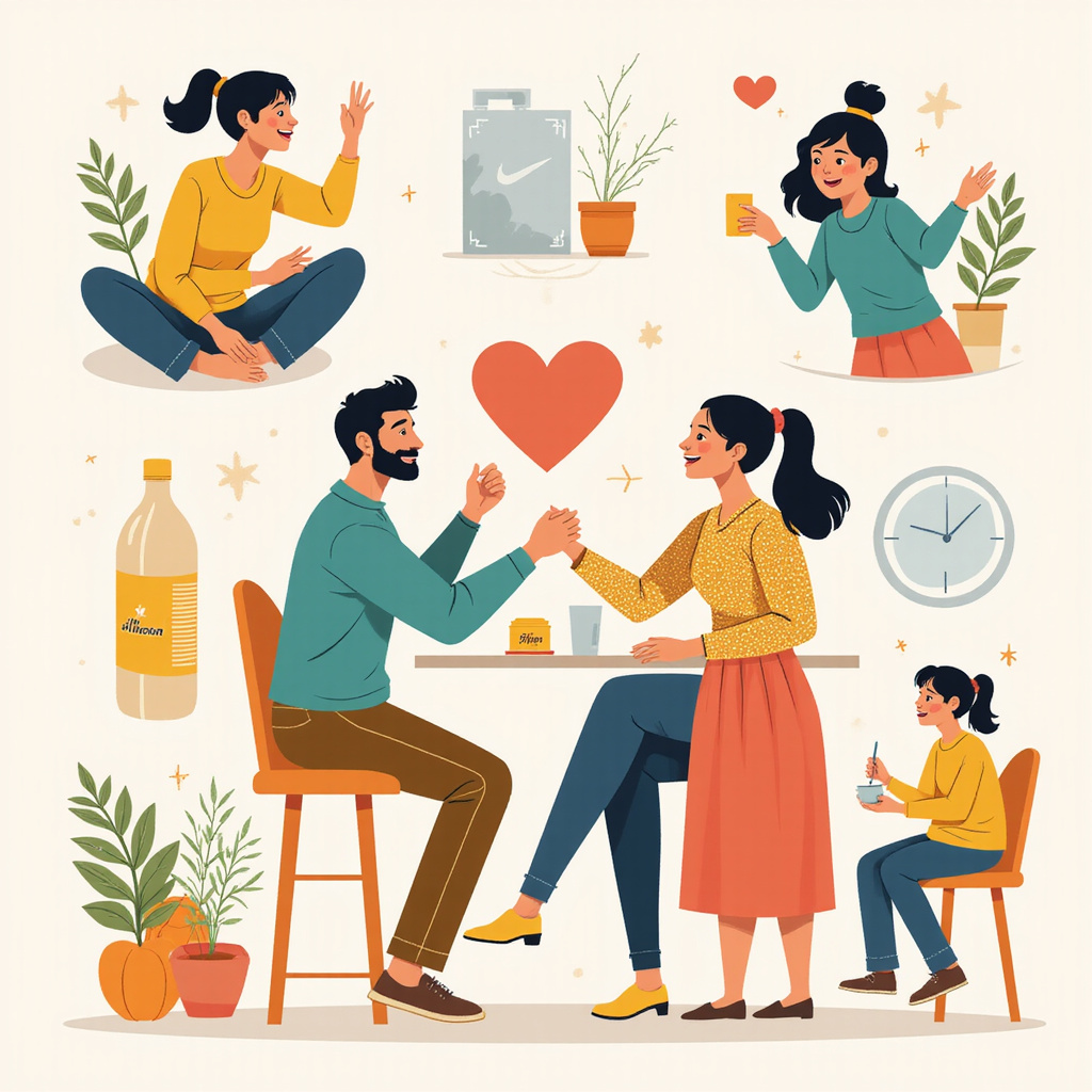 Osoba łącząca poranną kawę z planowaniem dnia jako przykład skutecznego habit stackingu