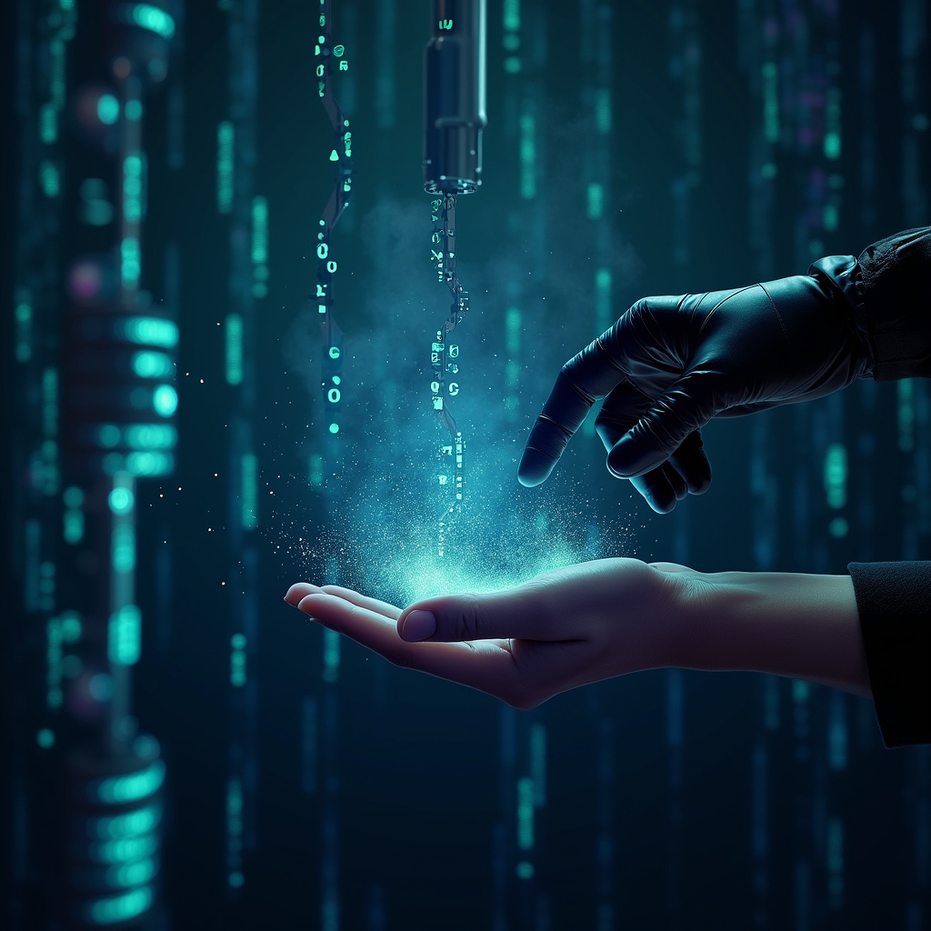 Ilustracja przedstawiająca schemat działania inteligentnych kontraktów na blockchainie z podkreśleniem automatycznych procesów