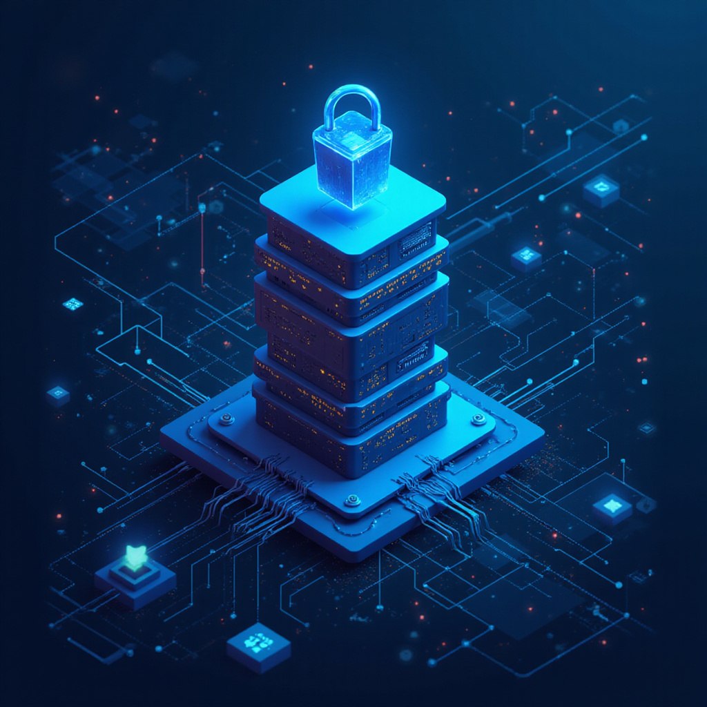 Alt text dla obrazków: - Schemat działania blockchain z podkreśleniem mechanizmów bezpieczeństwa - Wizualizacja ataku 51% na sieć blockchain