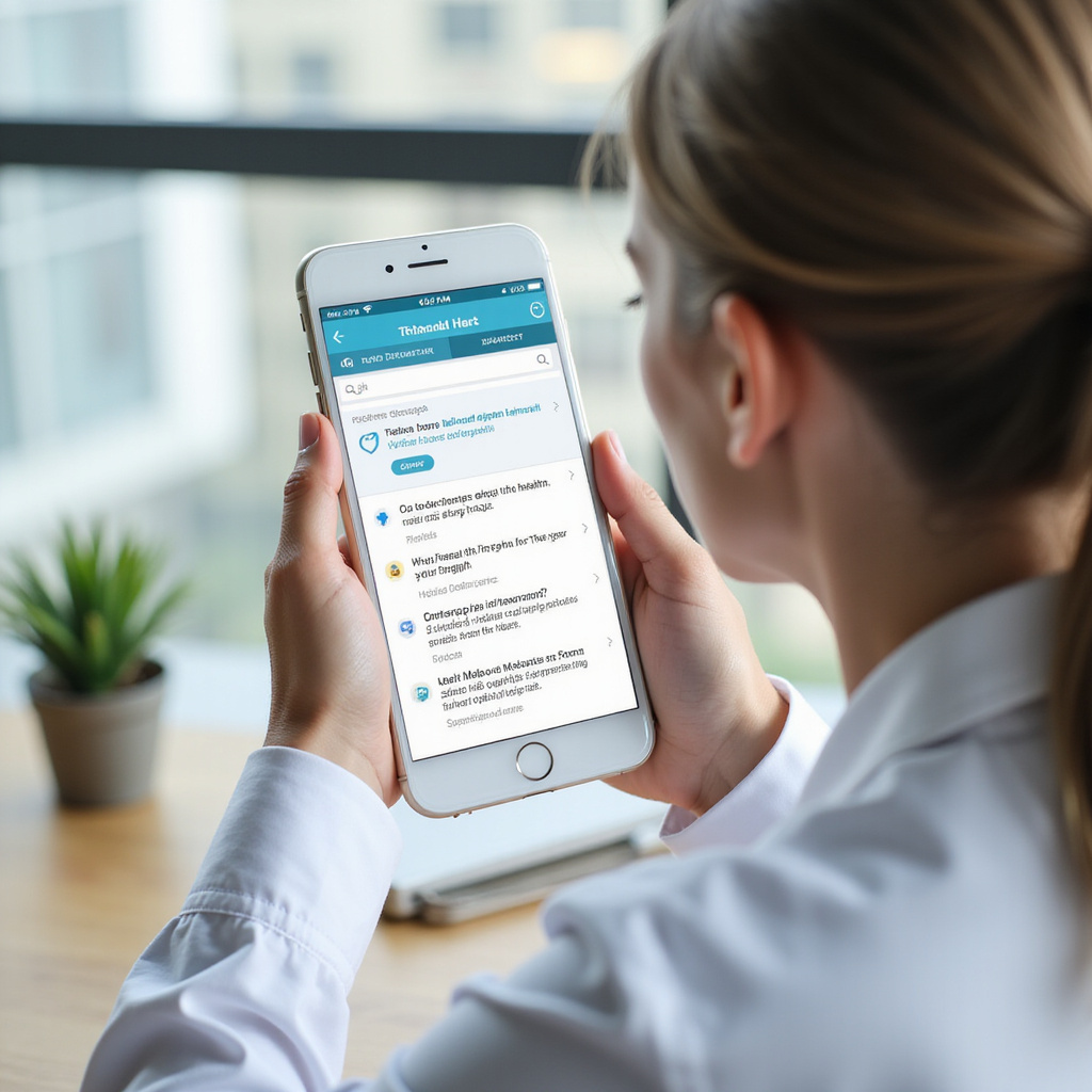 Lekarz prowadzący konsultację online przez zabezpieczoną platformę telemedyczną zgodną z HIPAA