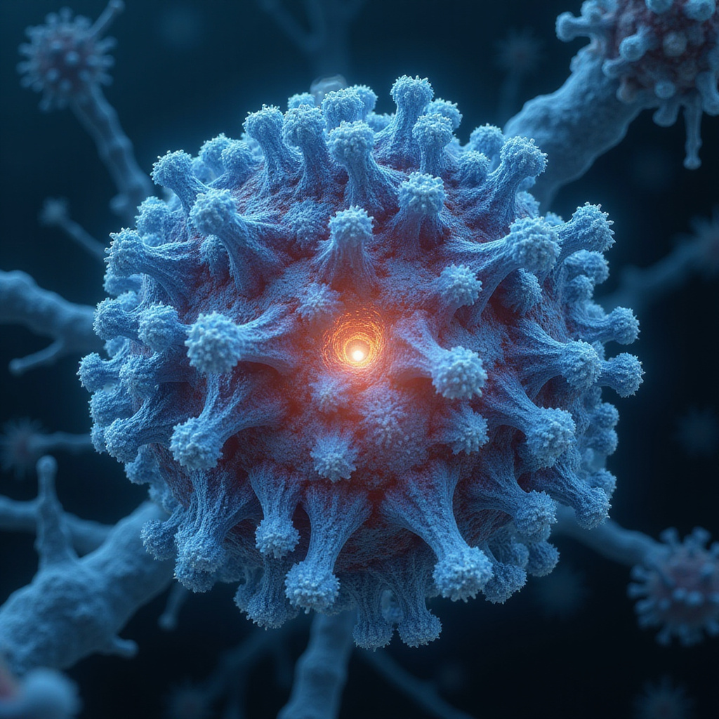 Naukowcy pracujący w nowoczesnym laboratorium biotechnologicznym nad syntetycznymi organizmami i terapiami przeciwstarzeniowymi