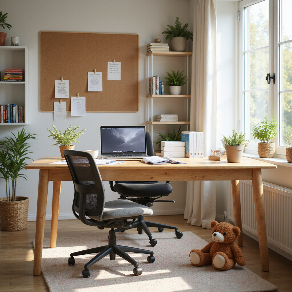 5 sprawdzonych sposobów na organizację przestrzeni do pracy zdalnej dla rodziców
