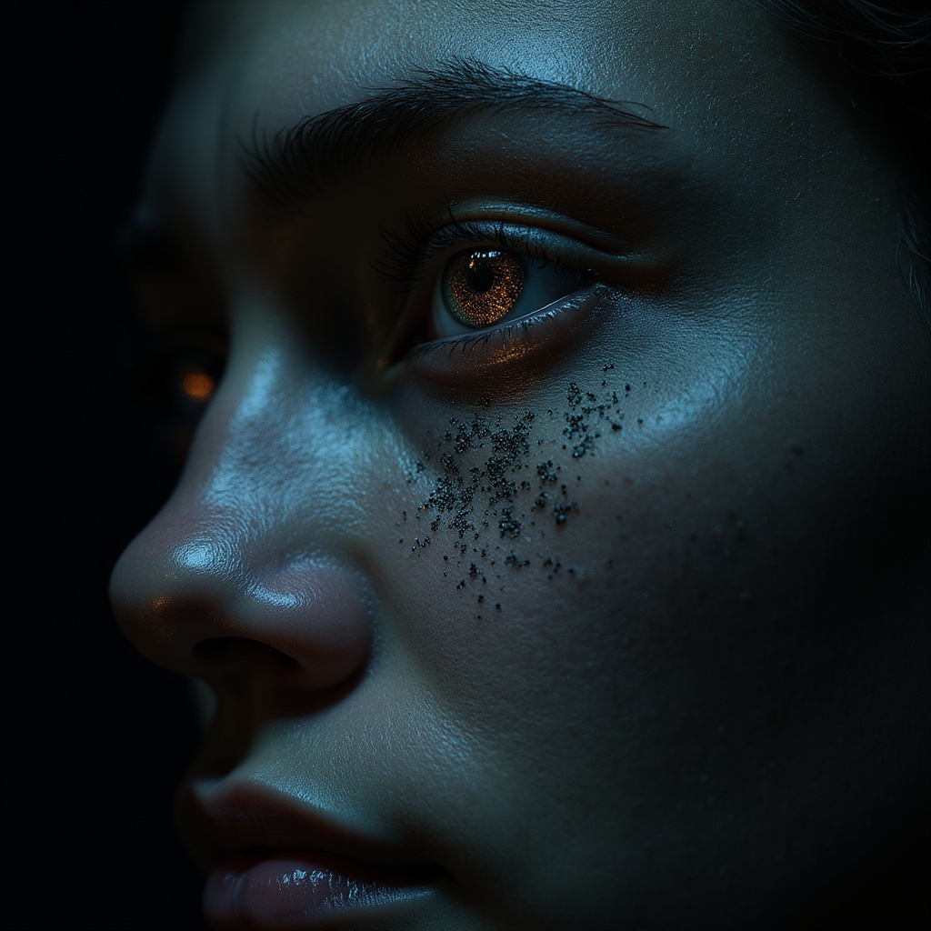 Alt text dla obrazków: Wizualizacja procesu wykrywania deepfake’ów przez algorytmy sztucznej inteligencji, pokazująca analizę twarzy i wykrywanie artefaktów