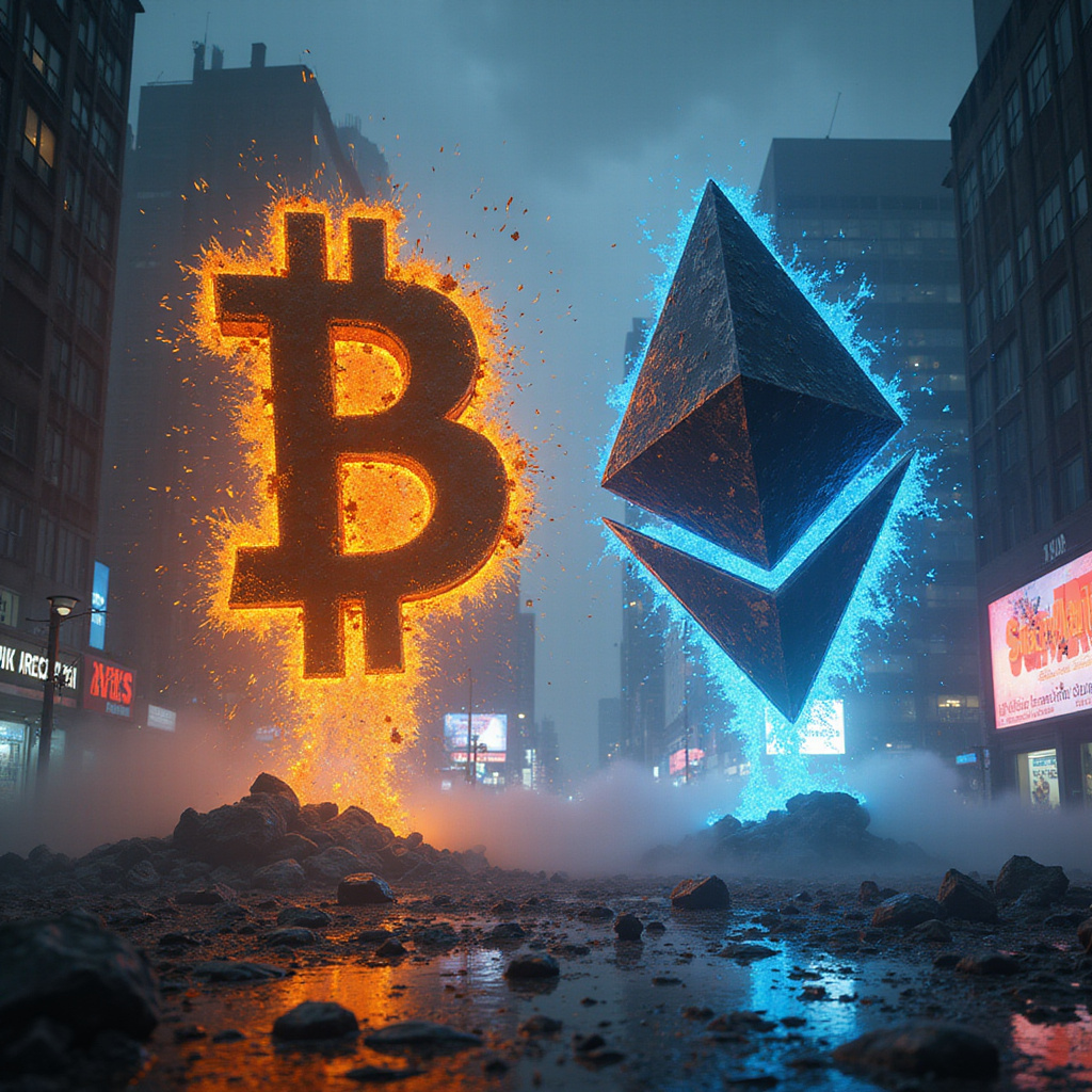 Rekordowe likwidacje: 605 mln USD zniknęło w 24h. Bitcoin i Ethereum pod presją