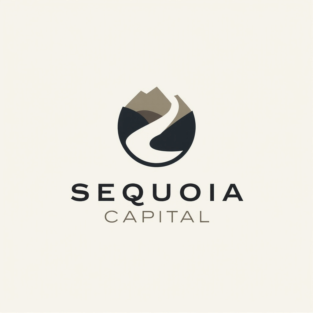 Logo Sequoia Capital oraz wykres przedstawiający nowy fundusz AI o wartości 7 mld USD