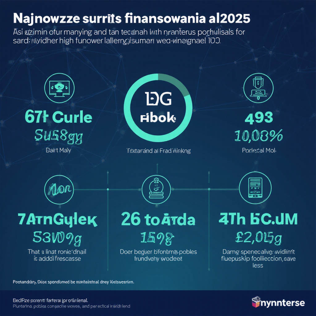 Infografika przedstawiająca najnowsze rundy finansowania AI i technologii w 2025 roku
