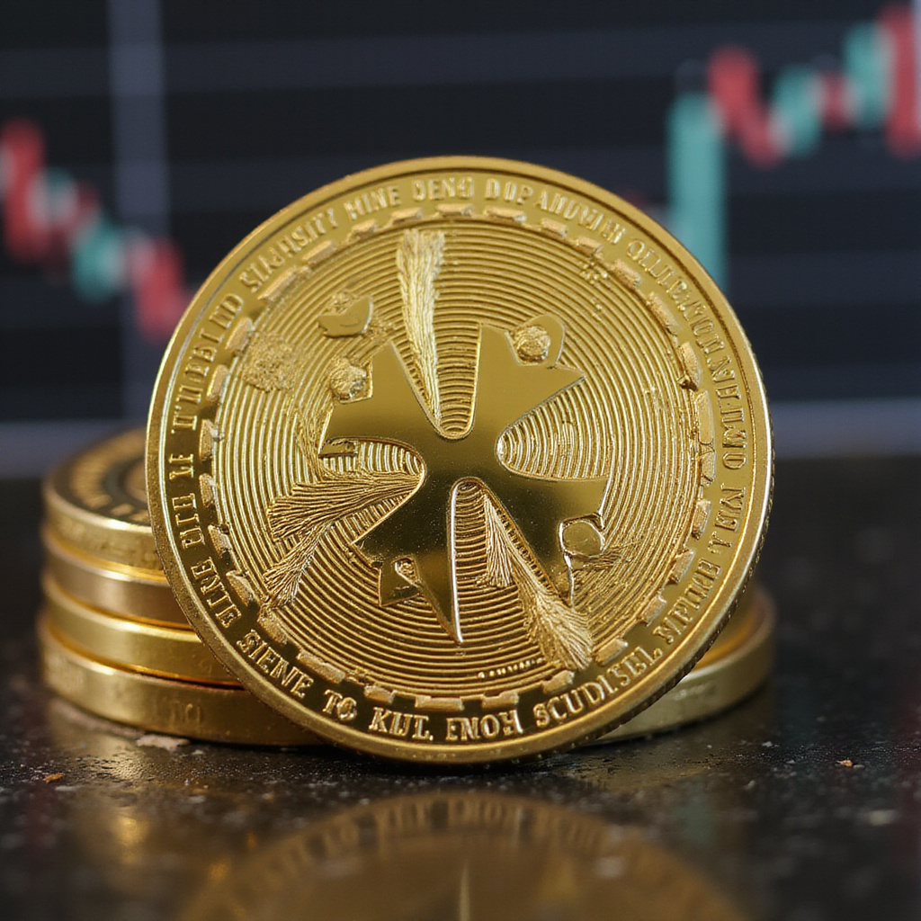 Wykres cenowy XRP pokazujący kompresję zmienności obok loga Pepeto, ilustrujący analizę rynku kryptowalut