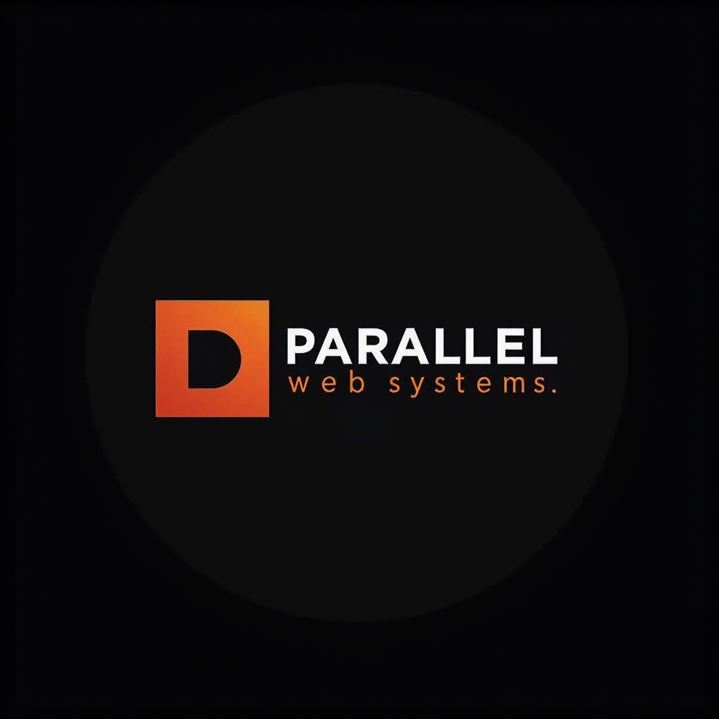 Logo Parallel Web Systems oraz wykres wzrostu wartości firmy po rundzie Series B